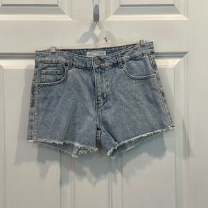 Zara Kids Jean Shorts with Rhinestones, Size 11-12 Girls